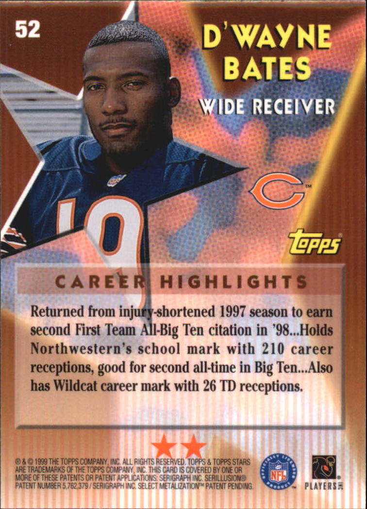 A5970- 1999 Topps Stars FB Cards 1-140 +Parallels -You Pick- 15+ FREE US SHIP - Picture 478 of 494