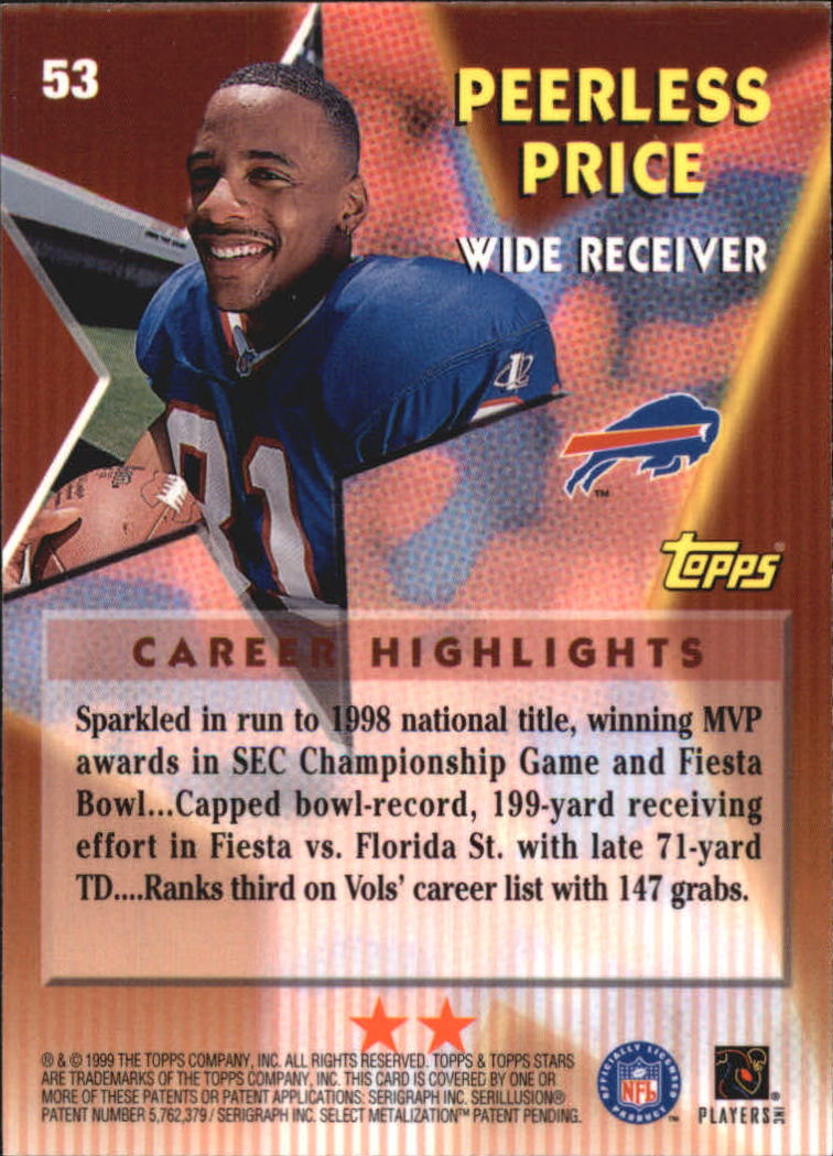 A5970- 1999 Topps Stars FB Cards 1-140 +Parallels -You Pick- 15+ FREE US SHIP - Picture 480 of 494