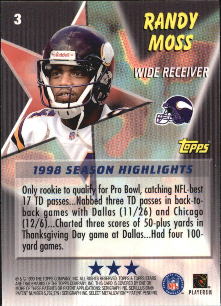 A5970- 1999 Topps Stars FB Cards 1-140 +Parallels -You Pick- 15+ FREE US SHIP - Picture 300 of 494