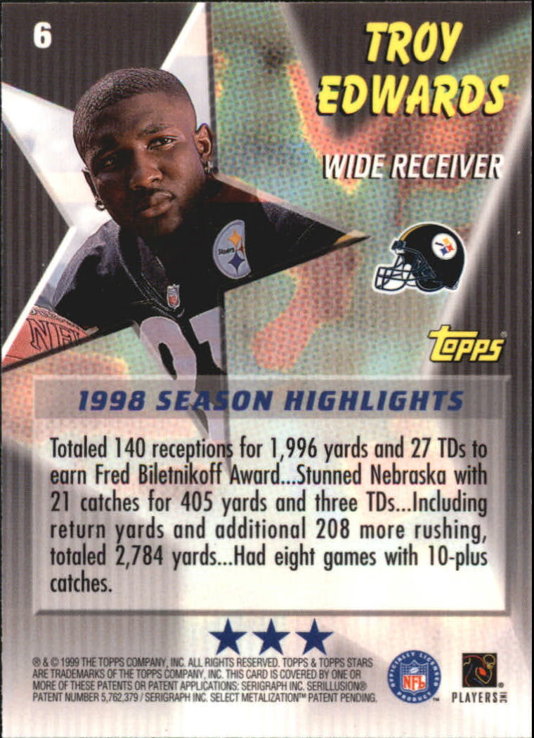 A5970- 1999 Topps Stars FB Cards 1-140 +Parallels -You Pick- 15+ FREE US SHIP - Picture 306 of 494