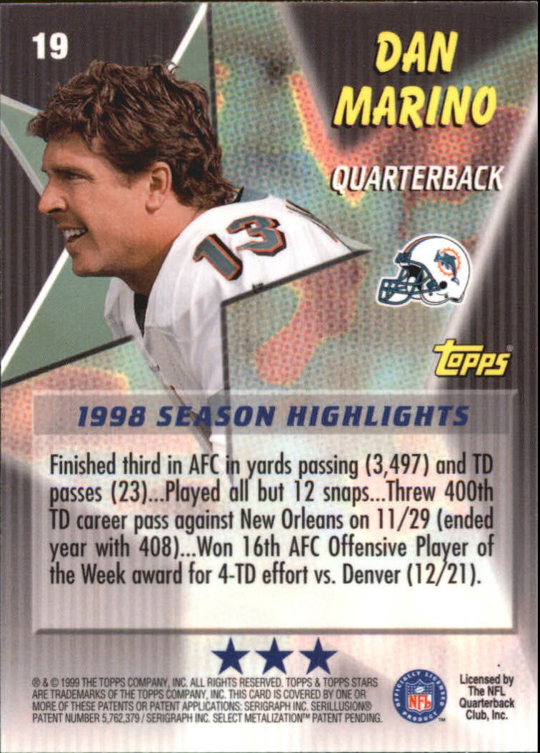 A5970- 1999 Topps Stars FB Cards 1-140 +Parallels -You Pick- 15+ FREE US SHIP - Picture 332 of 494