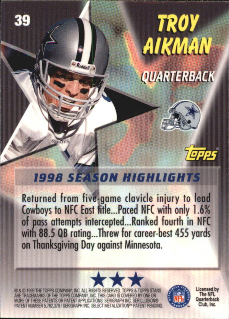 A5970- 1999 Topps Stars FB Cards 1-140 +Parallels -You Pick- 15+ FREE US SHIP - Picture 372 of 494