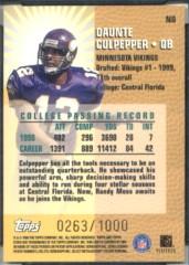 1999 Topps Stars New Dawn #N8 Daunte Culpepper