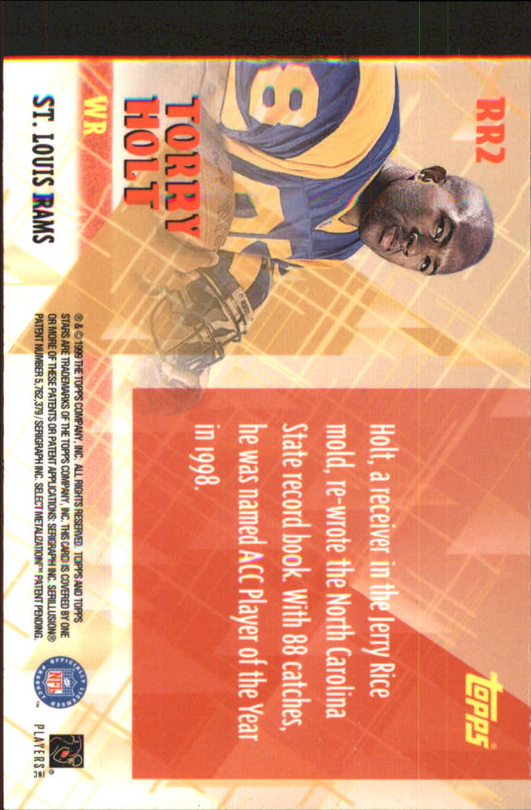 1999 Topps Stars Rookie Relics #RR2 Torry Holt
