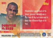 1999 Topps Stars Rookie Relics #RR3 Donovan McNabb back image