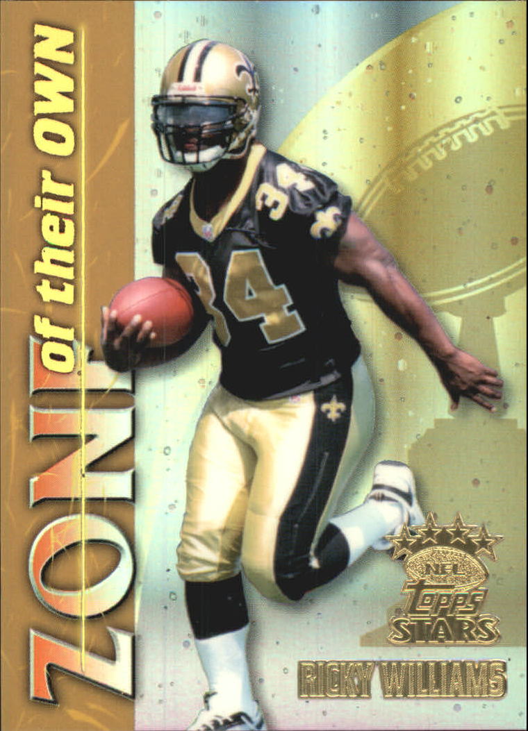 1999 Topps Stars Zone of Their Own #Z9 Ricky Williams