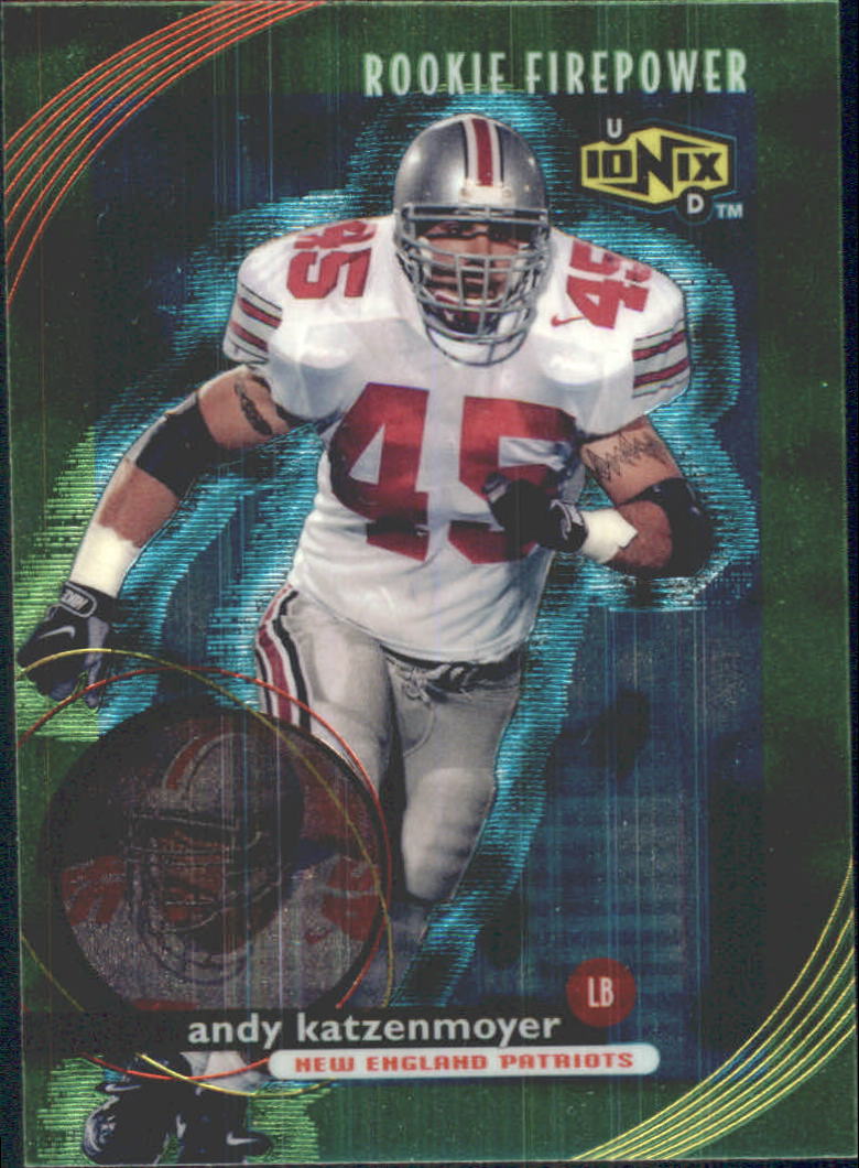 BARRY SANDERS(DETROIT LIONS)1999 UPPER DECK IONIX/ FOOTBALL CARD