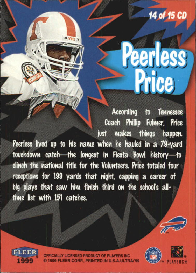 1999 Ultra (Fleer) Football "Insert" Cards - Picture 13 of 33
