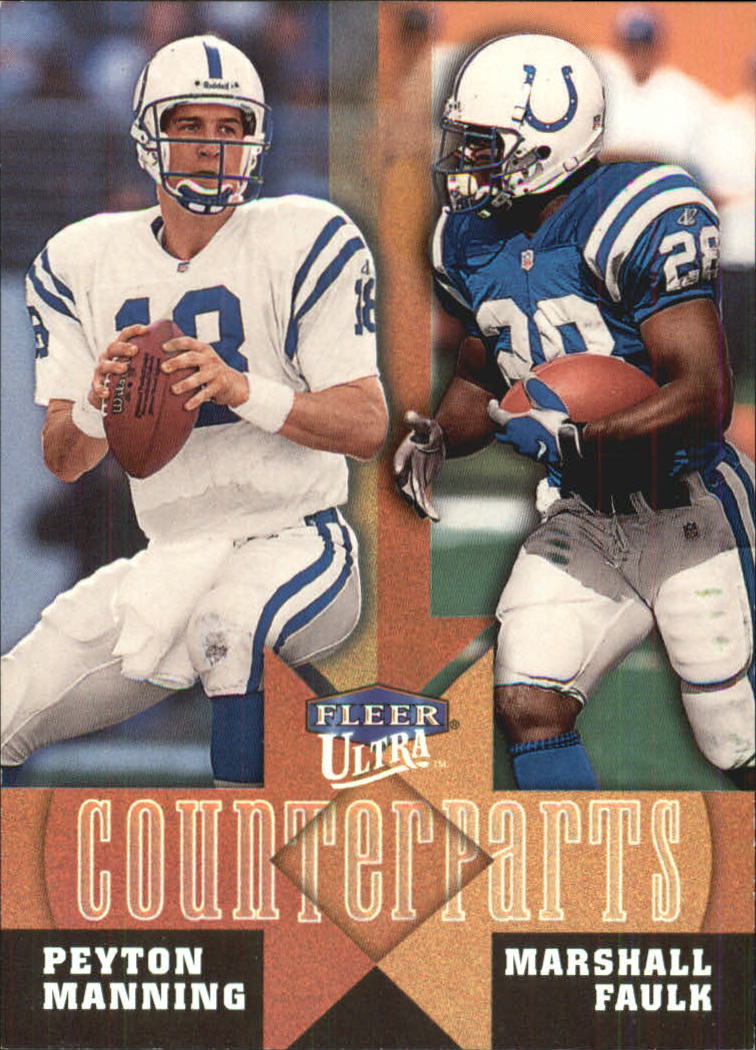 1999 Ultra Counterparts #11 P.Manning/M.Faulk