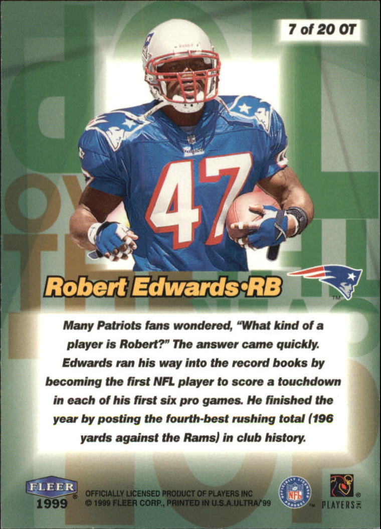 1999 Ultra (Fleer) Football "Insert" Cards - Picture 21 of 33