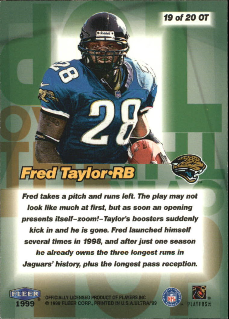 1999 Ultra (Fleer) Football "Insert" Cards - Picture 33 of 33