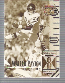 1999 Upper Deck Century Legends #8 Walter Payton