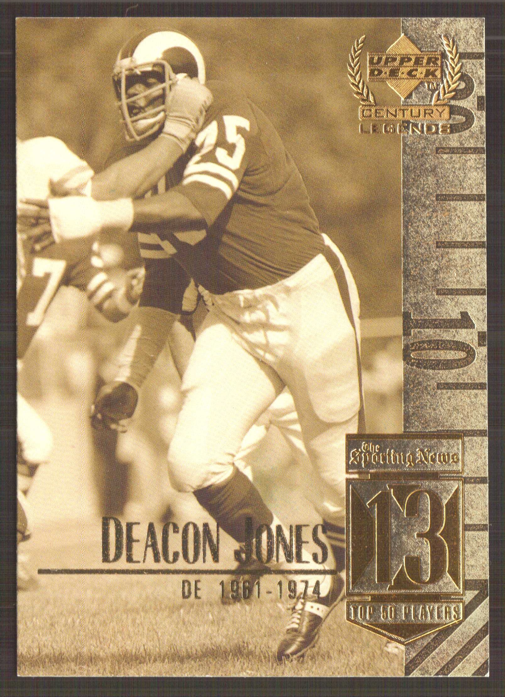 1999 Upper Deck Century Legends #13 Deacon Jones