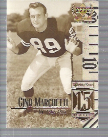 1999 Upper Deck Century Legends #15 Gino Marchetti