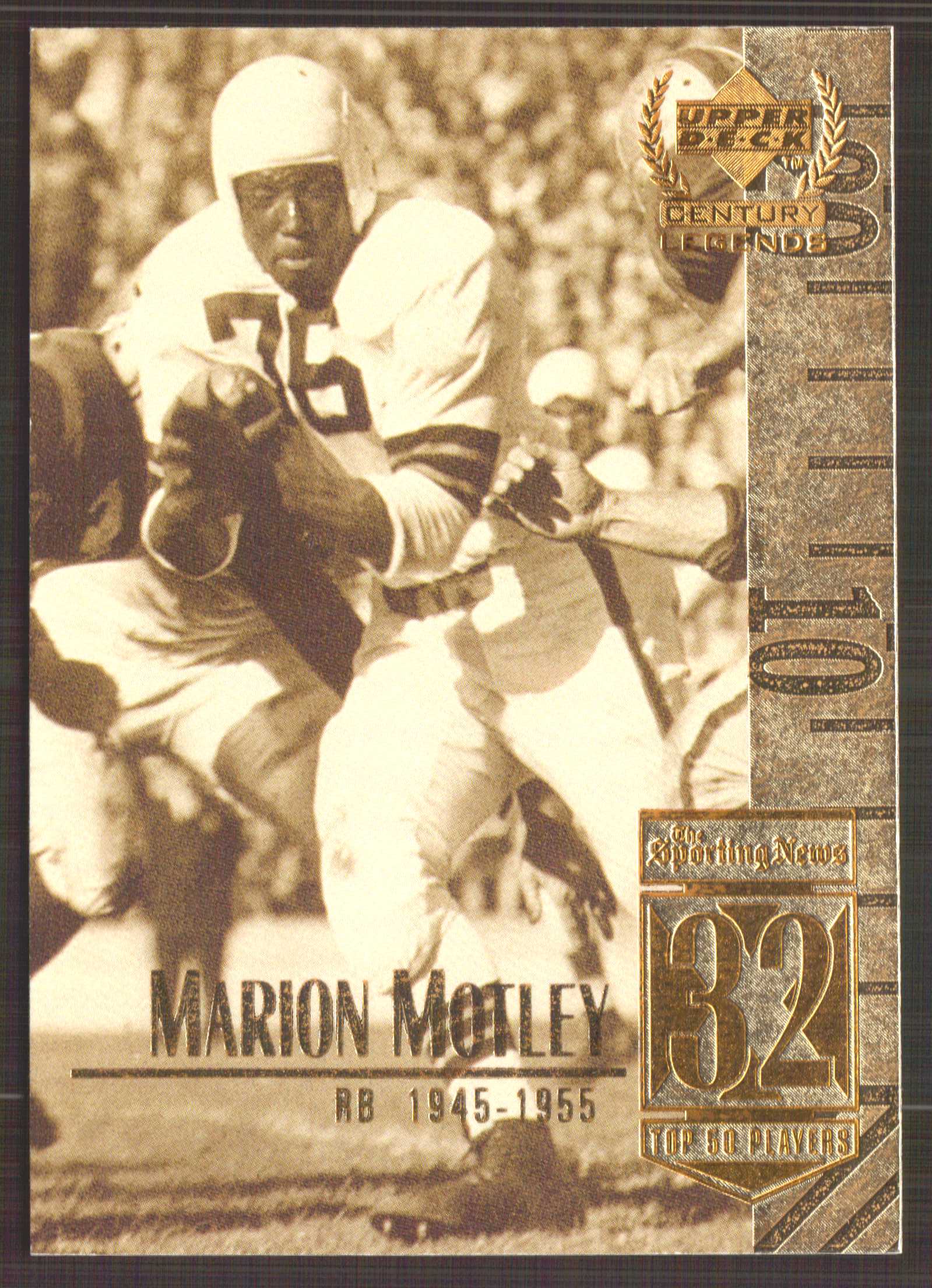 1999 Upper Deck Century Legends #32 Marion Motley