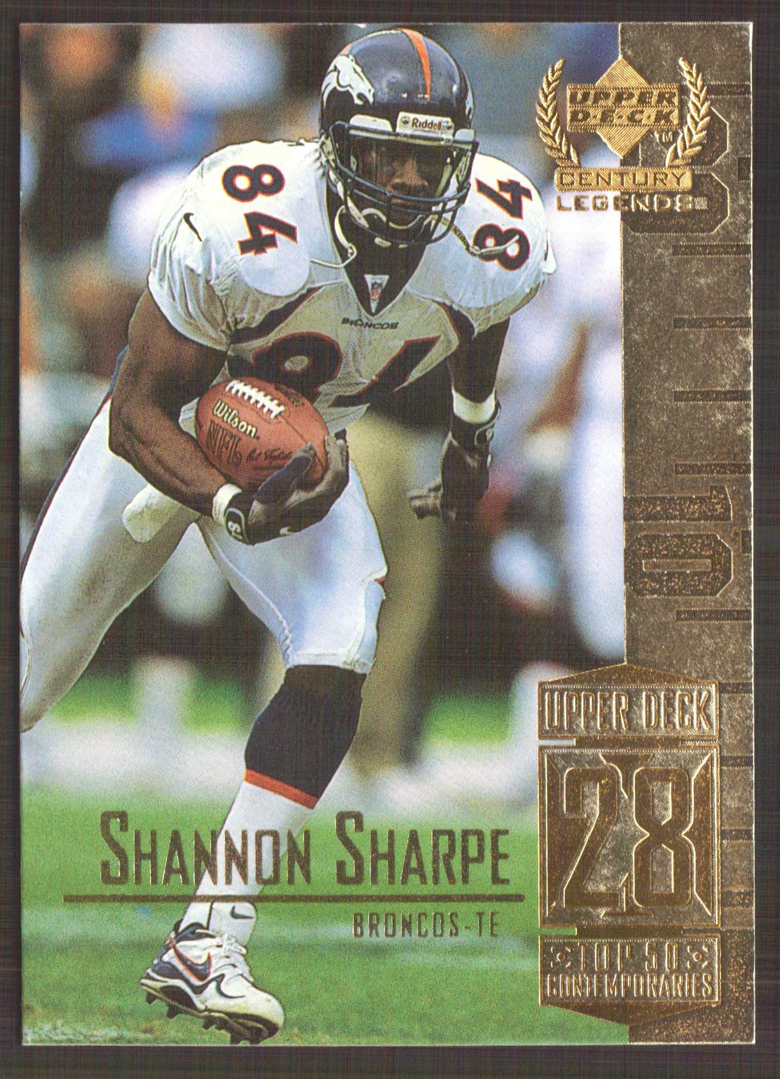 1999 Upper Deck Century Legends #78 Shannon Sharpe
