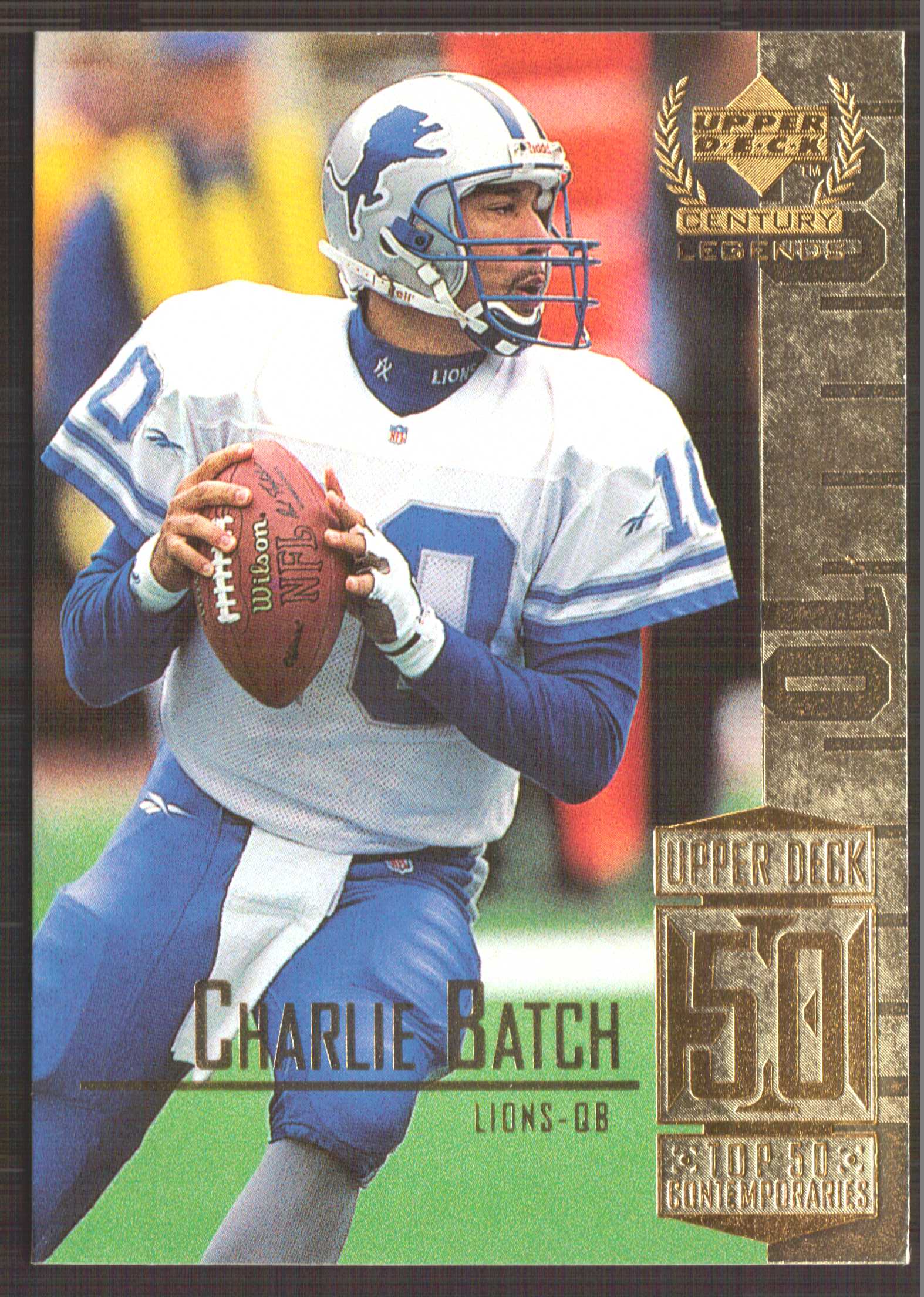 1999 Upper Deck Century Legends #100 Charlie Batch