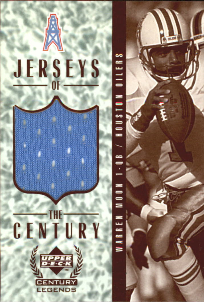 1999 Upper Deck Century Legends Jerseys of the Century #GJ3 Warren Moon