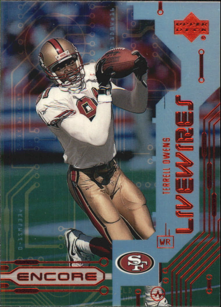 TERRELL OWENS 1999 Upper Deck MVP #168 Card San Francisco 49ers