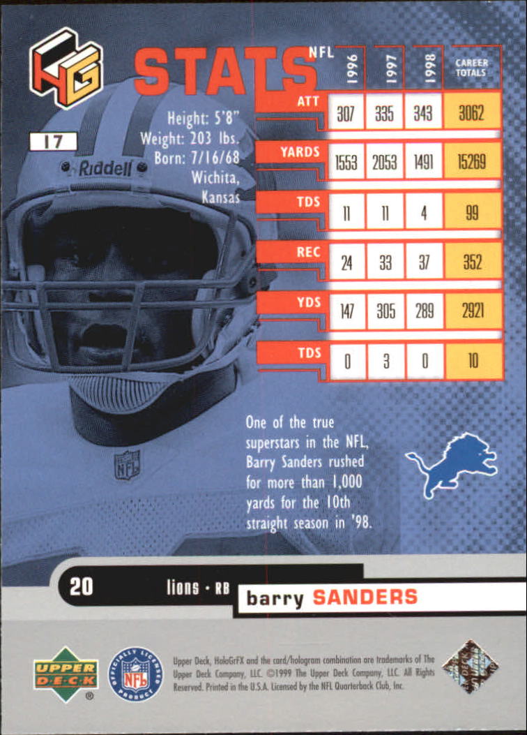 1997 Pro Line III DC - #68 Barry Sanders