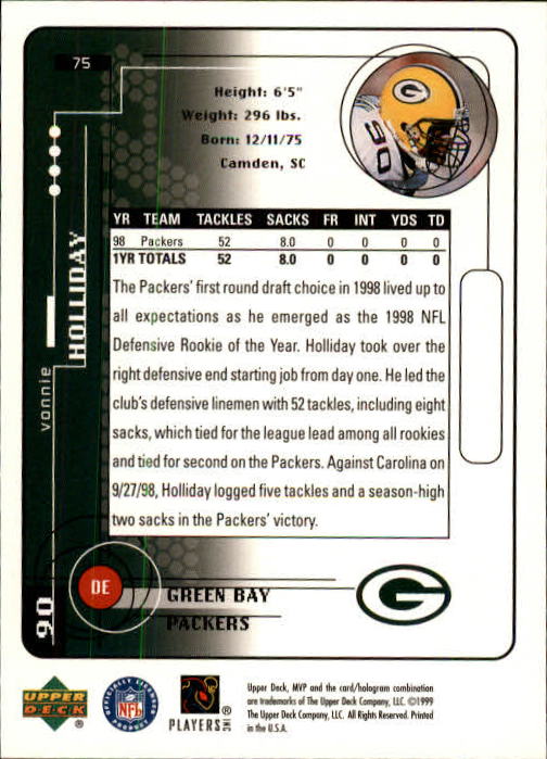 1999 Upper Deck MVP Football (Pick Card From List) C146 01-25 - Bild 115 von 321