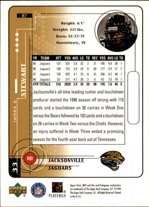 1999 Upper Deck MVP Football (Pick Card From List) C146 01-25 - Bild 137 von 321