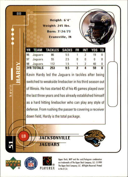 1999 Upper Deck MVP Football (Pick Card From List) C146 01-25 - Bild 139 von 321