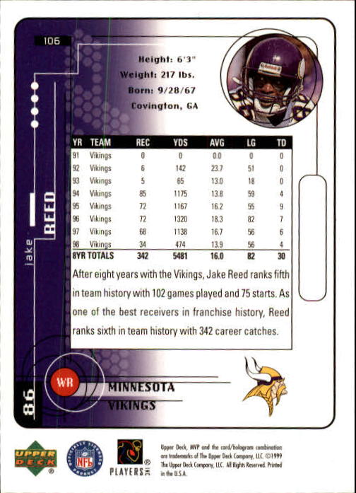 1999 Upper Deck MVP Football (Pick Card From List) C146 01-25 - Bild 161 von 321