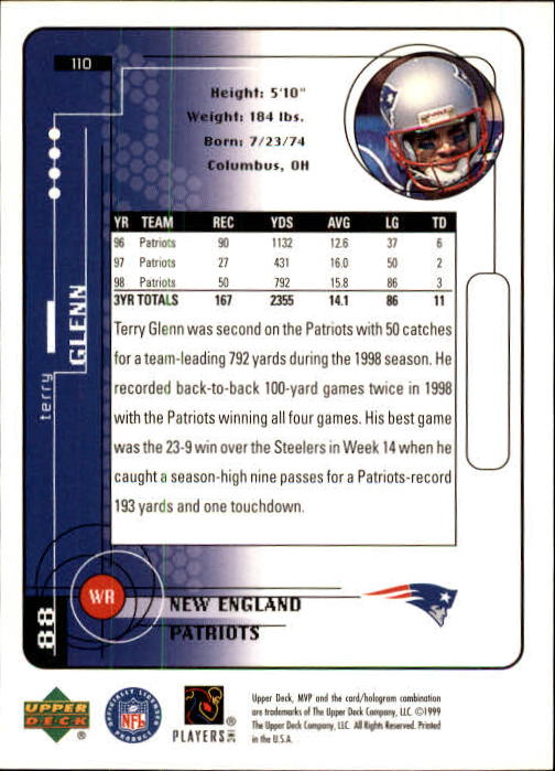 1999 Upper Deck MVP Football (Pick Card From List) C146 01-25 - Bild 167 von 321