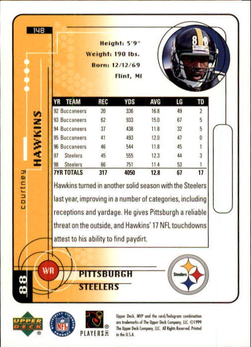 A1836- 1999 Upper Deck MVP FB Cards 1-220 +Rookies -You Pick- 15+ FREE US SHIP - Picture 281 of 419