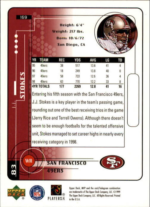 1999 Upper Deck MVP Football (Pick Card From List) C146 01-25 - Bild 243 von 321