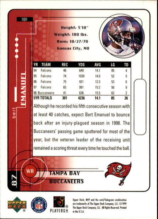 1999 Upper Deck MVP Football (Pick Card From List) C146 01-25 - Bild 265 von 321