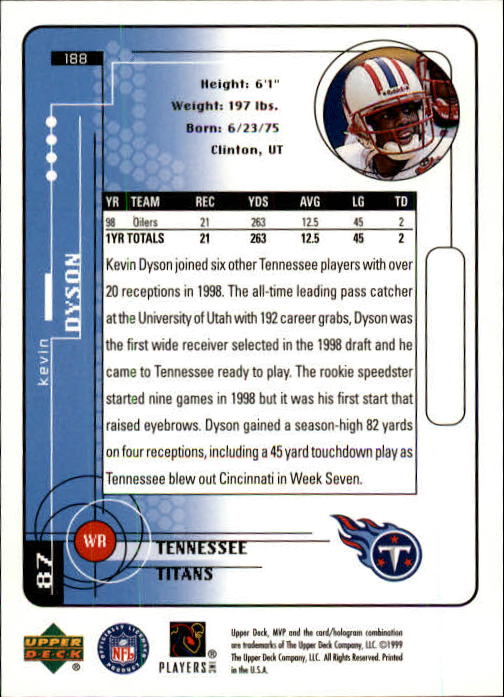 1999 Upper Deck MVP Football (Pick Card From List) C146 01-25 - Bild 277 von 321
