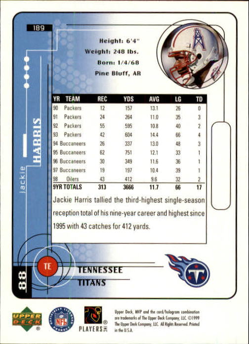 1999 Upper Deck MVP Football (Pick Card From List) C146 01-25 - Bild 279 von 321
