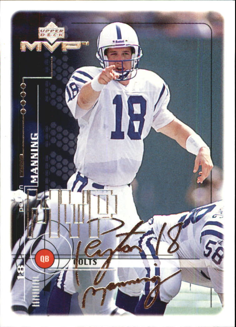 1999 Upper Deck MVP Silver Script #79 Peyton Manning back image