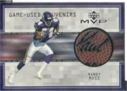 1999 Upper Deck MVP Game Used Souvenirs #RMS Randy Moss