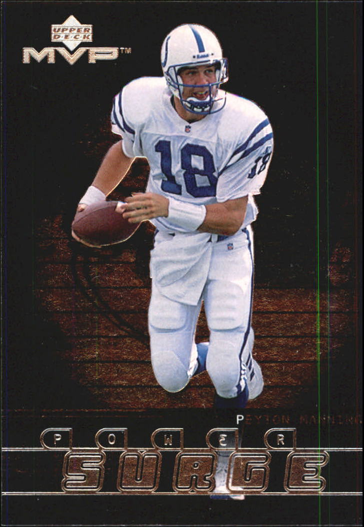1999 Upper Deck MVP Power Surge #PS10 Peyton Manning