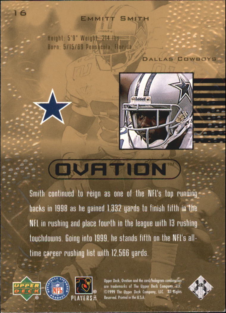 B3707- 1999 Upper Deck Ovation FB #s 1-90 +Inserts -You Pick- 15+ FREE US SHIP - Picture 33 of 195