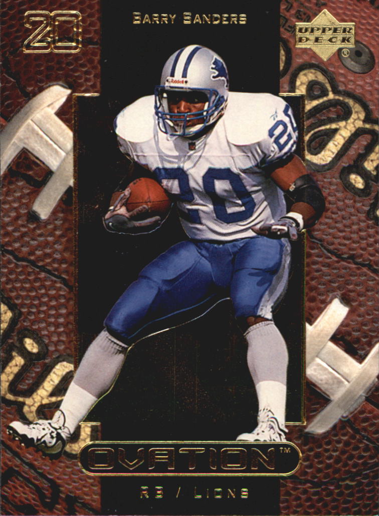 1999 Upper Deck Ovation #19 Barry Sanders - NM-MT