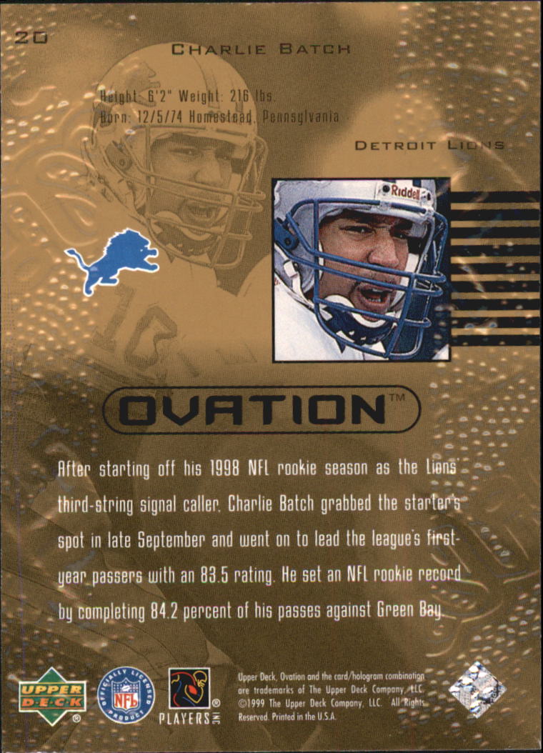 B3707- 1999 Upper Deck Ovation FB #s 1-90 +Inserts -You Pick- 15+ FREE US SHIP - Picture 41 of 195