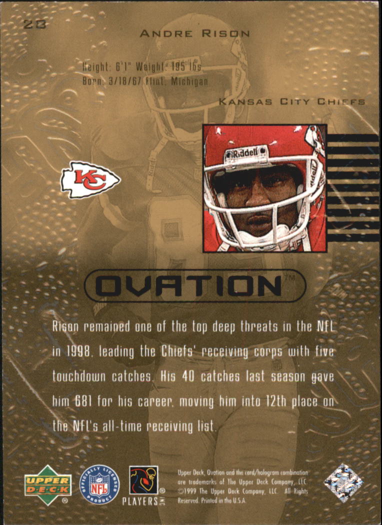 B3707- 1999 Upper Deck Ovation FB #s 1-90 +Inserts -You Pick- 15+ FREE US SHIP - Picture 57 of 195