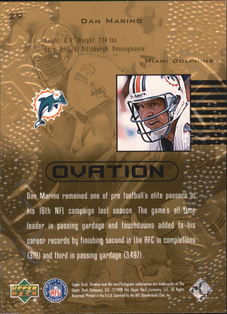 B3707- 1999 Upper Deck Ovation FB #s 1-90 +Inserts -You Pick- 15+ FREE US SHIP - Picture 59 of 195