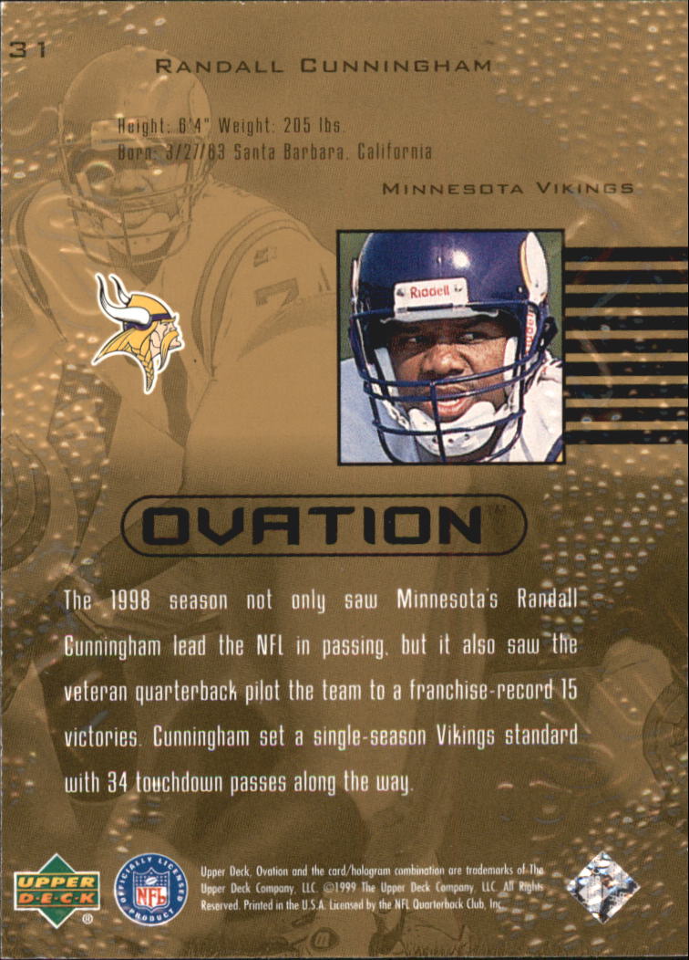 B3707- 1999 Upper Deck Ovation FB #s 1-90 +Inserts -You Pick- 15+ FREE US SHIP - Picture 63 of 195