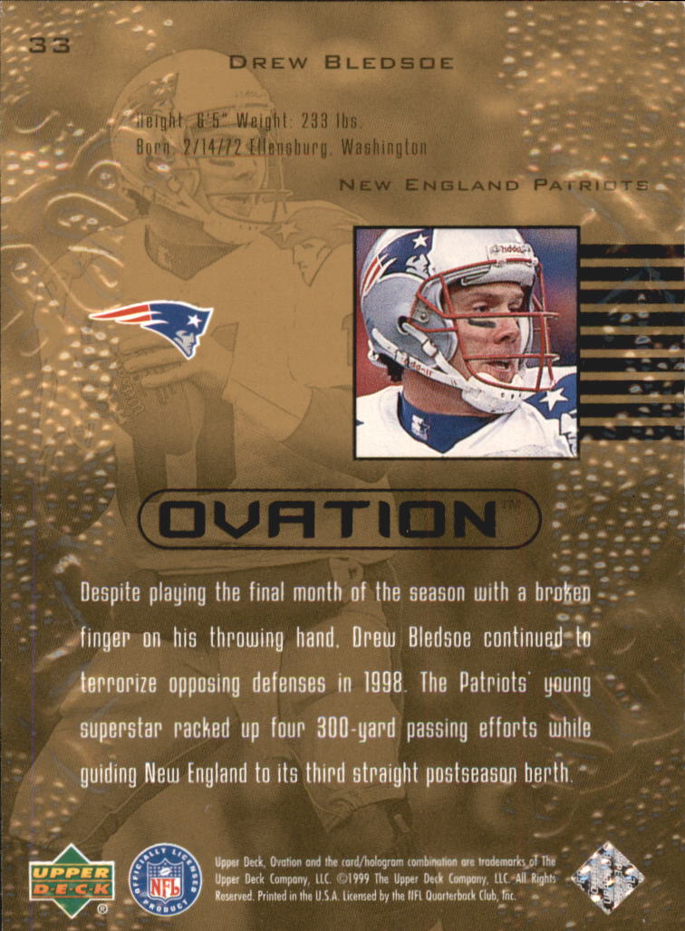 B3707- 1999 Upper Deck Ovation FB #s 1-90 +Inserts -You Pick- 15+ FREE US SHIP - Picture 67 of 195