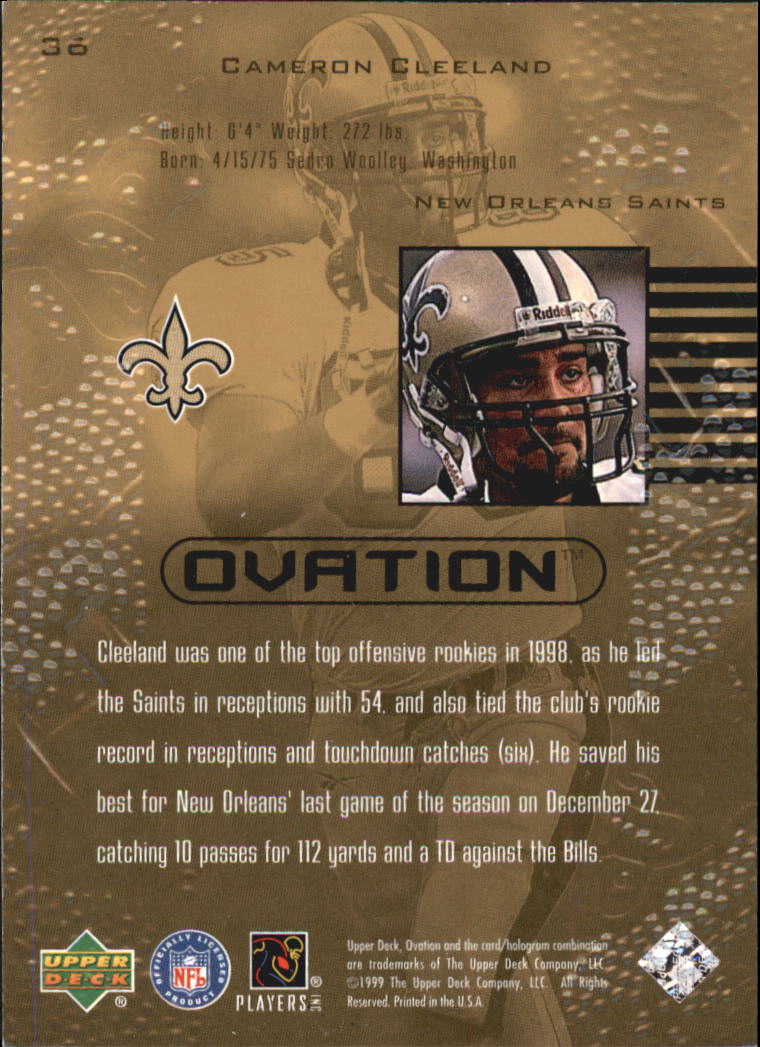 B3707- 1999 Upper Deck Ovation FB #s 1-90 +Inserts -You Pick- 15+ FREE US SHIP - Picture 73 of 195