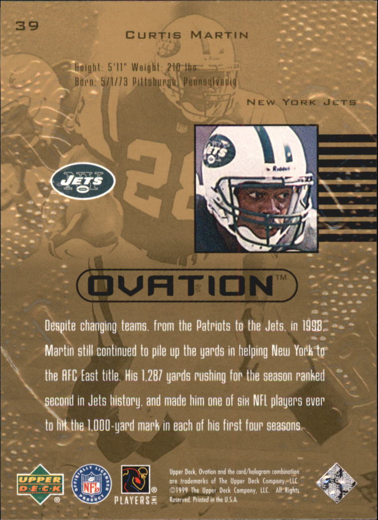 B3707- 1999 Upper Deck Ovation FB #s 1-90 +Inserts -You Pick- 15+ FREE US SHIP - Picture 79 of 195