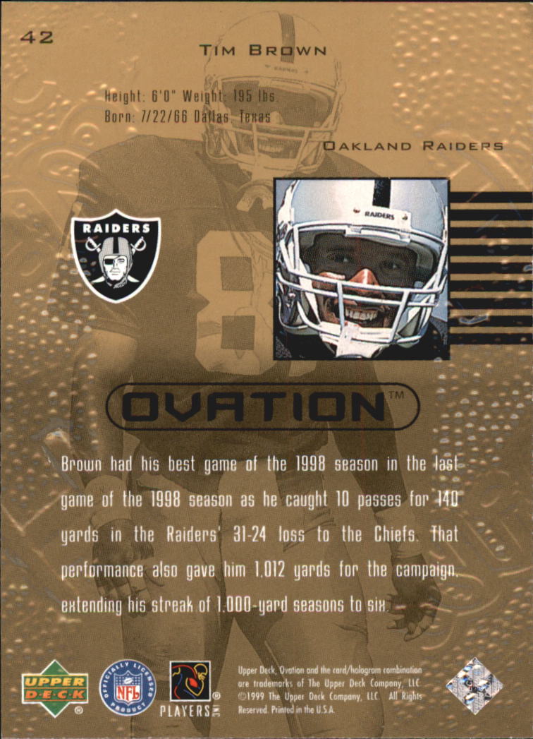 B3707- 1999 Upper Deck Ovation FB #s 1-90 +Inserts -You Pick- 15+ FREE US SHIP - Picture 85 of 195