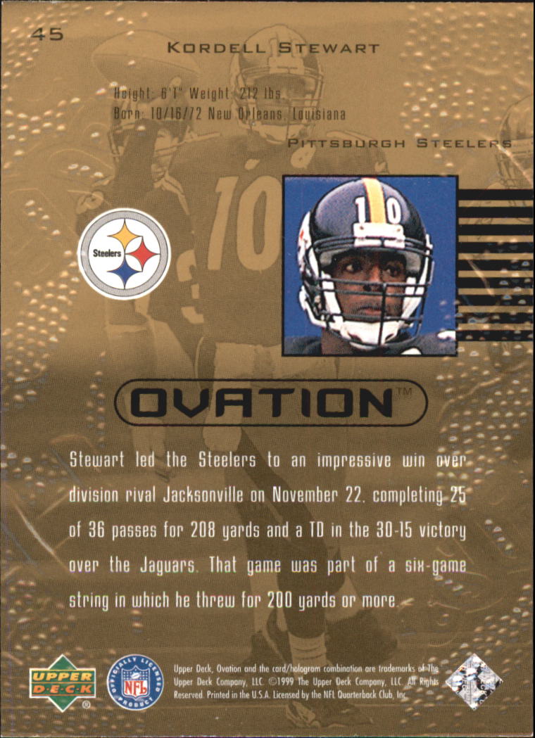 B3707- 1999 Upper Deck Ovation FB #s 1-90 +Inserts -You Pick- 15+ FREE US SHIP - Picture 91 of 195