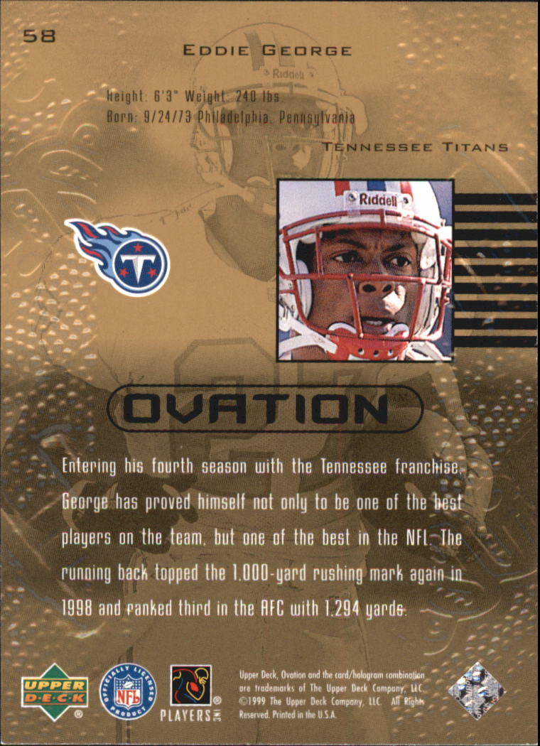 B3707- 1999 Upper Deck Ovation FB #s 1-90 +Inserts -You Pick- 15+ FREE US SHIP - Picture 117 of 195