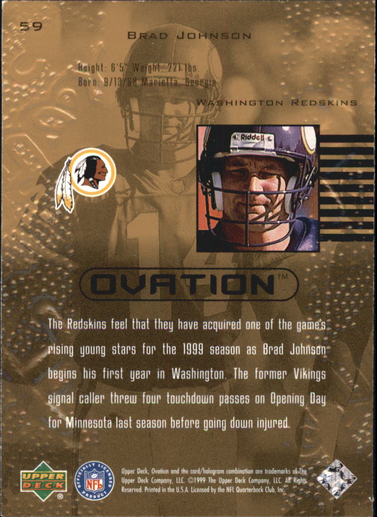 B3707- 1999 Upper Deck Ovation FB #s 1-90 +Inserts -You Pick- 15+ FREE US SHIP - Picture 119 of 195